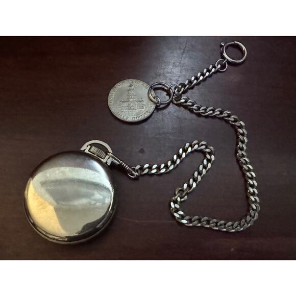 Vintage Westclox Pocket Ben Pocket Watch Made in USA - Untested - Picture 5 of 9